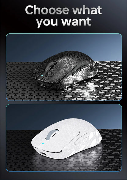AJAZZ AJ199 Wireless Gaming Mouse, PAW3311 24000 DPI Bluetooth, Wired & Wireless Lightweight Gaming Mouse for PC, Laptop & Esports