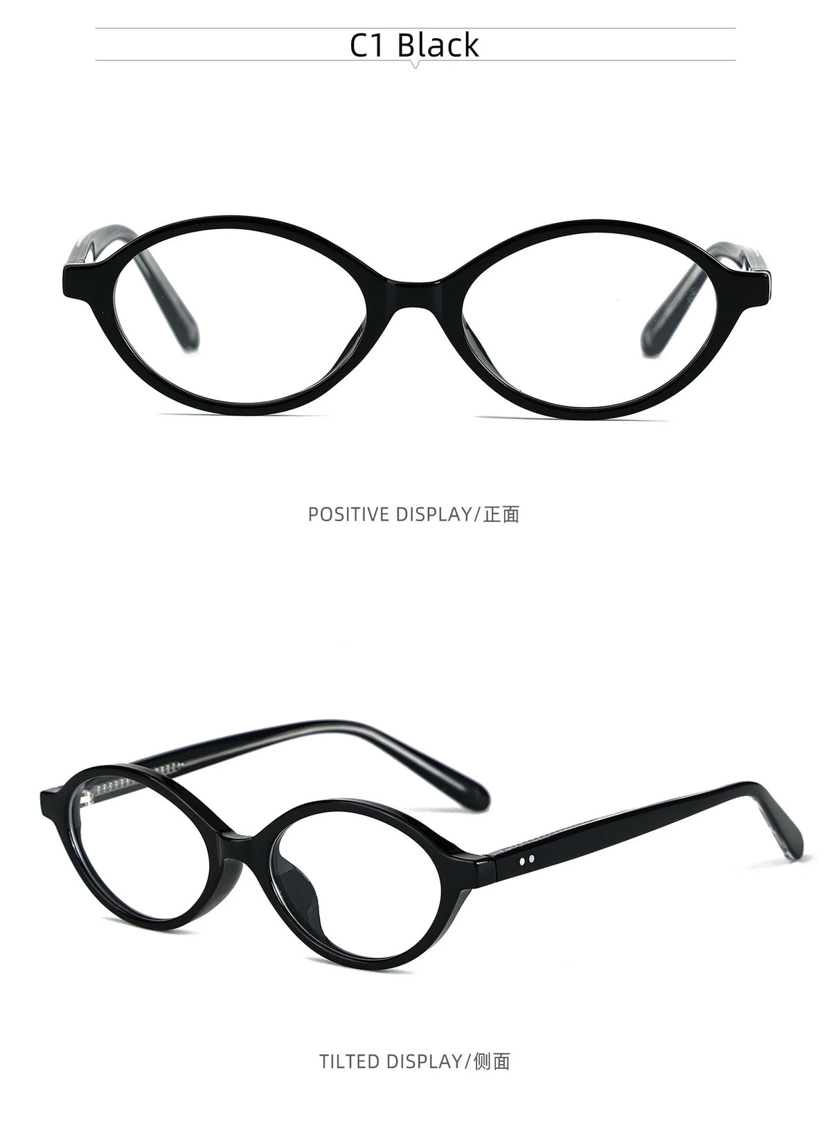 VICKY Simple Geometric Oval Small Frame Retro Design Women's Polarized Sunglasses UV Protection Customizable Prescription K9142