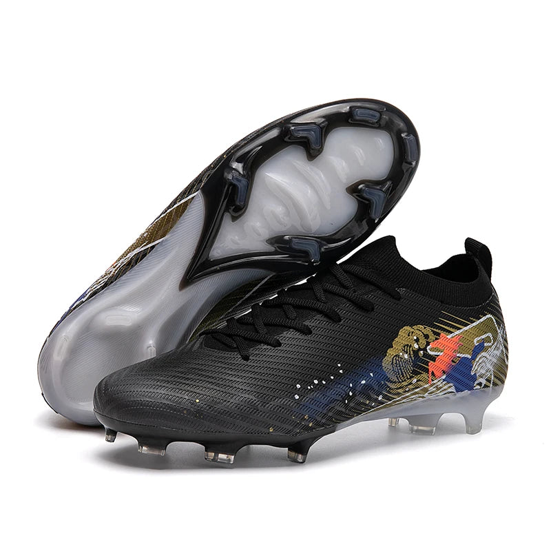 New Men Soccer Shoes Grass Ultralight Sport Comfortable Adult Non-Slip Football Boots Outdoor Cleats Sport Futsal Training Match