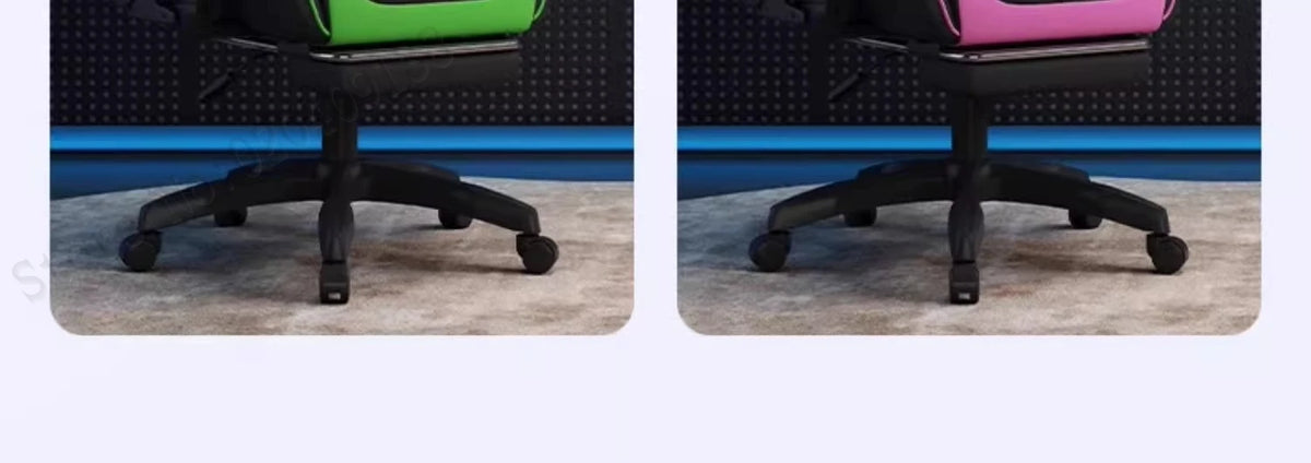 S6 Ergonomic Gaming Chair with Adjustable Backrest, Comfortable Computer Chair, Swivel Lift Chair with Armrests for Gaming & Office