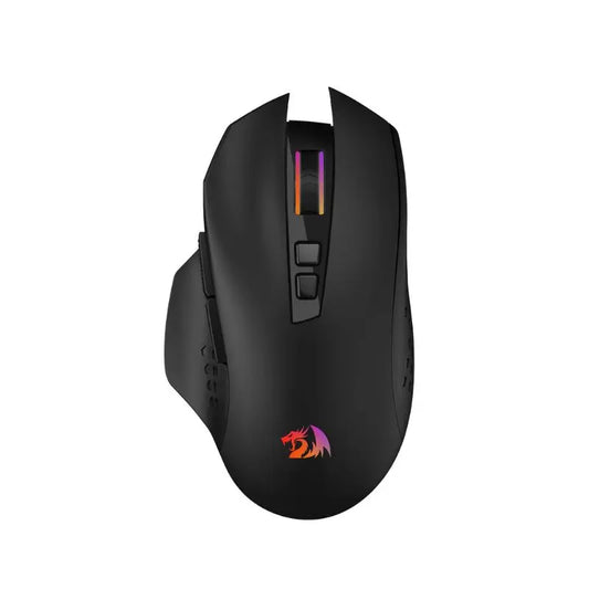 Redragon M656 MAX 3-режимна безжична геймърска мишка 10000 DPI, презареждаема геймърска мишка, 5 нива на DPI, 7 макро бутона, RGB подсветка