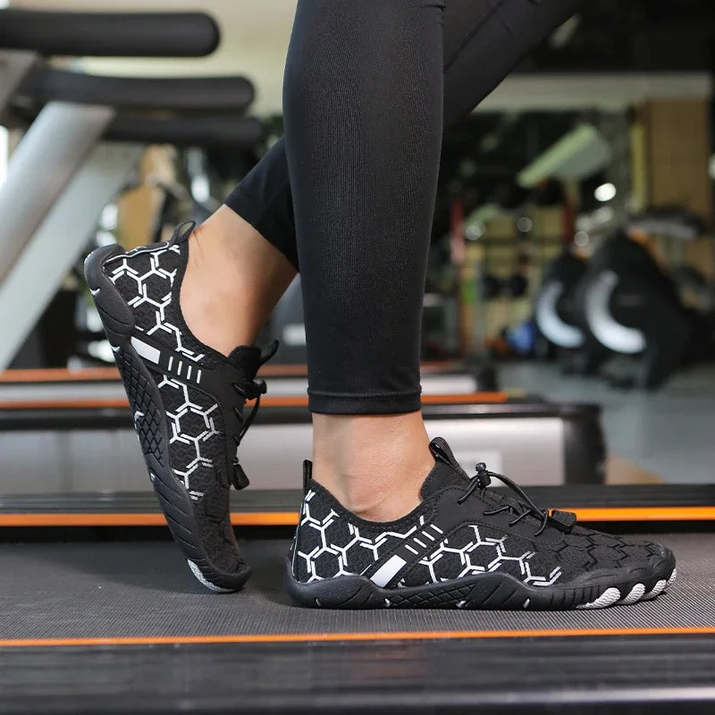 Women Men Aqua Shoes Upstream Wading Water Sneakers Quick Dry Beach Barefoot Outdoor Upstream Wading Water Sports Swimming Shoes