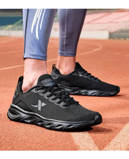 Xtep Running Shoes for Men 2025 Spring Sweat-Absorbing Sports Shoes Wear-Resistant Stability Sporty Sports Sneakers 880119115131