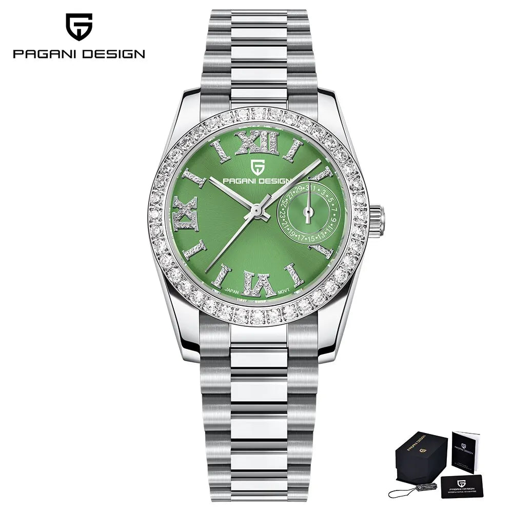 PAGANI DESIGN 2026 New 32MM Women's Wristwatch Elegant Luxury Quartz Watch For Women Fashion Waterproof Watches Sapphire Clock