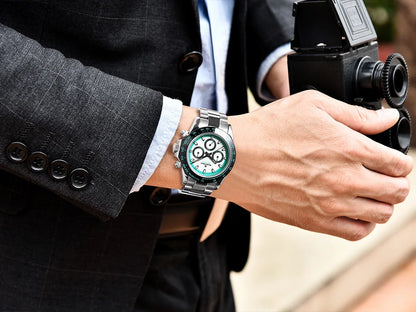 RollsTimi Men's Watches Top Luxury Sapphire Men's Mechanical Watches Calendar Week stainless steel waterproof relógios masculino