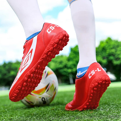 New Men Football Boots Grass Cleats Soccer Shoes Match Adult Indoor Ultralight Non-Slip Boys Futsal Sport Turf Comfortable
