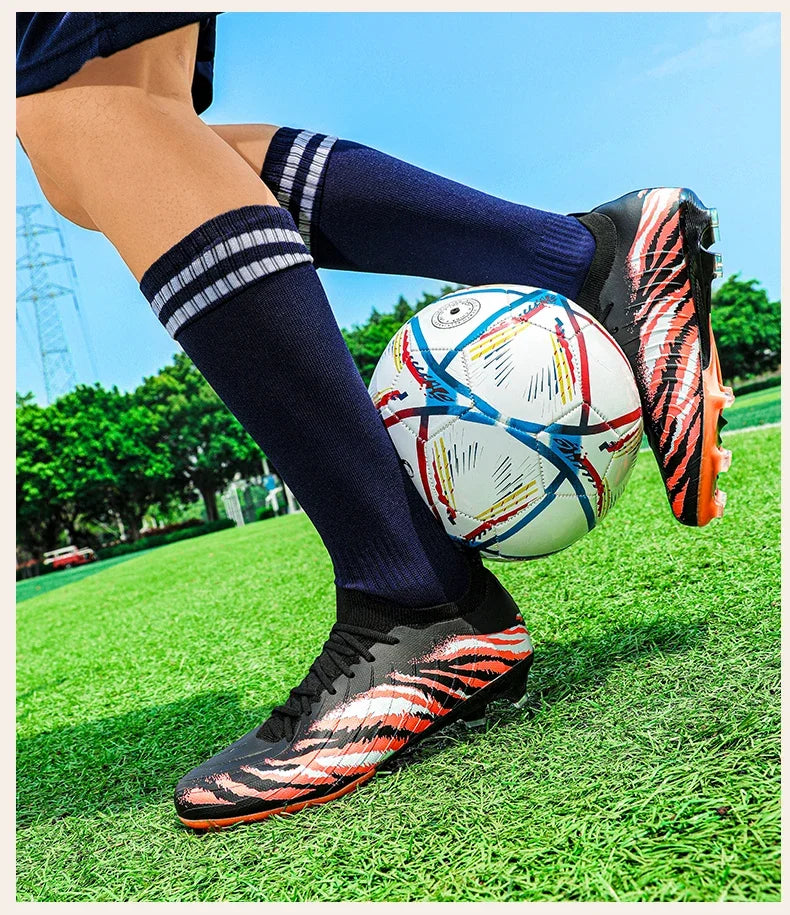 New Men Football Boots Sport Soccer Shoes Match Unisex Ultralight Cleats Comfortable Non-Slip Outdoor Adult Grass High-quality
