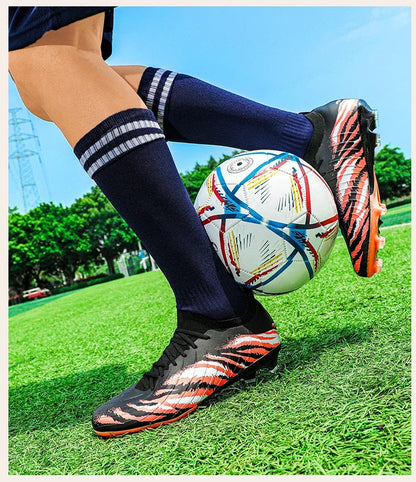 New Men Football Boots Sport Soccer Shoes Match Unisex Ultralight Cleats Comfortable Non-Slip Outdoor Adult Grass High-quality