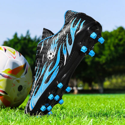 New Man Soccer Shoes Professional Football Boots Sneakers Comfortable Outdoor Match Match Boys Non-Slip Sports Shoes Unisex