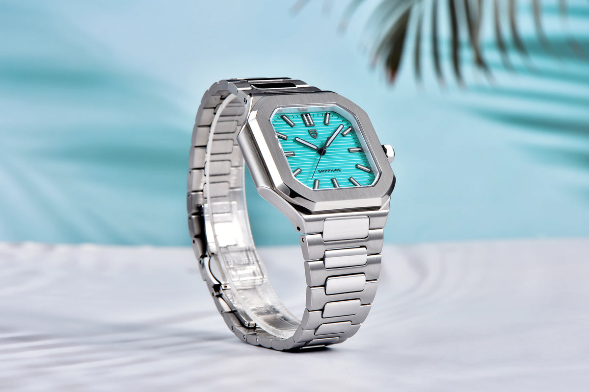 2026 New PAGANI DESIGN Square Quartz Luxury Watch For Men AR Sapphire Mirror Japan Movt Man watch Luminous 316L All Steel Watch