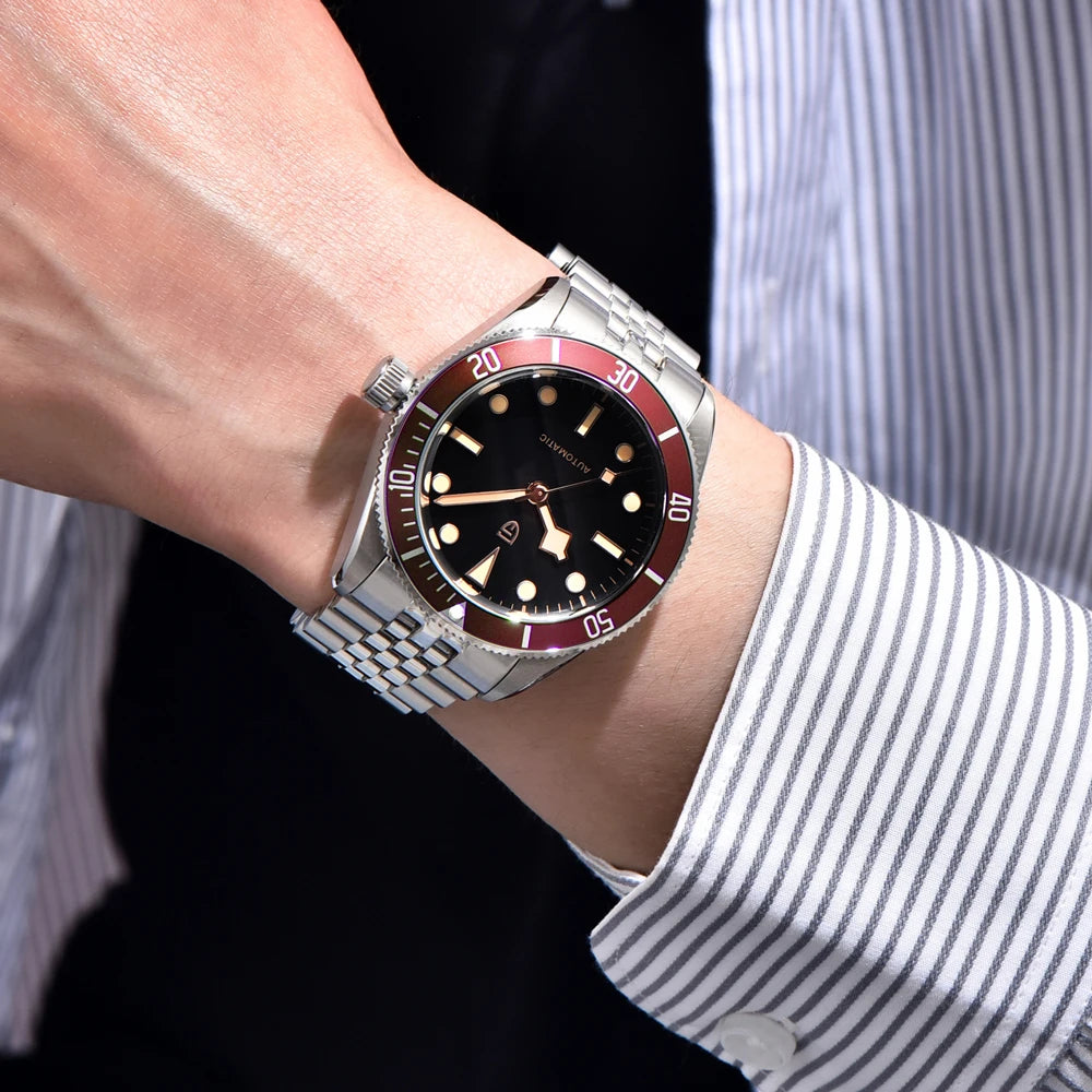 2026 New PAGANI DESIGN Men's Watches Top Luxury NH35 Mechanical Automatic Watch For Men AR Sapphire Mirror Luminous Men Gift