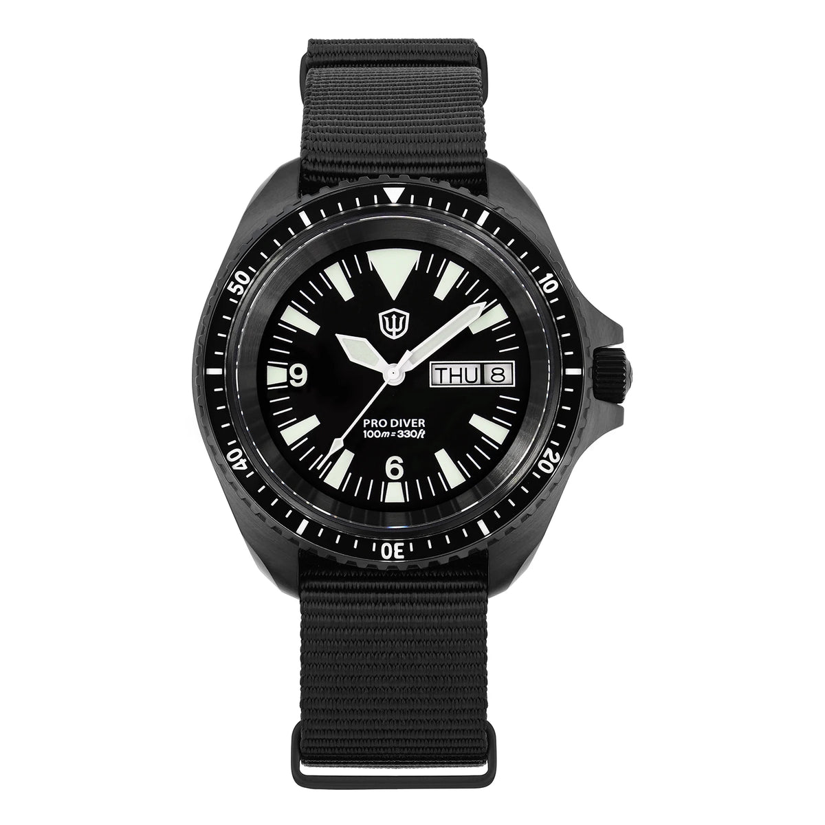 Watchdives WD1980 V3 38mm Men Watch Vintage VH31 Ronda 515 Sweep Seconds Quartz Movement Watches Luminous Sapphire Wristwatch