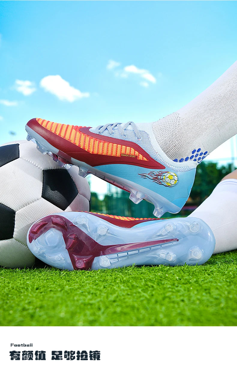 Men Football Boots Society Professional Original Resistant Casual Male Ultralight Outdoor Soccer Shoes Non Slip Football Shoes
