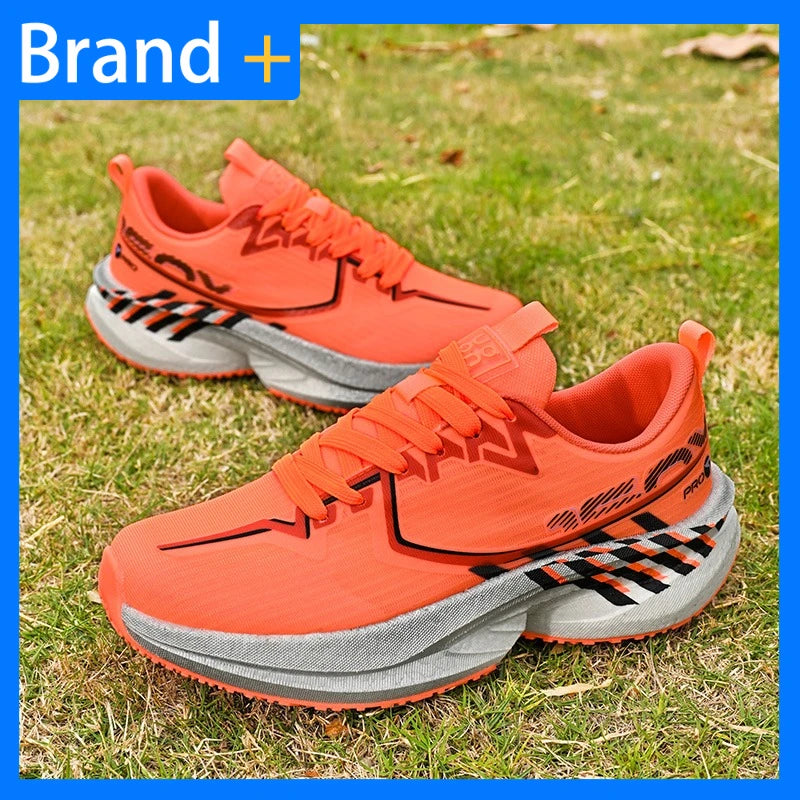 Mens Sports Shoes New Marathon Casual Sports Lightweight Running Shoes Youth Comfortable Mesh Cushioning Outdoor Fitness Shoes