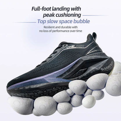 ONEMIX Men Running Shoes Super Lightweight Outdoor Athletic Training Jogging Sneakers Anti-Slip Wear-Resistant Walking Footwear