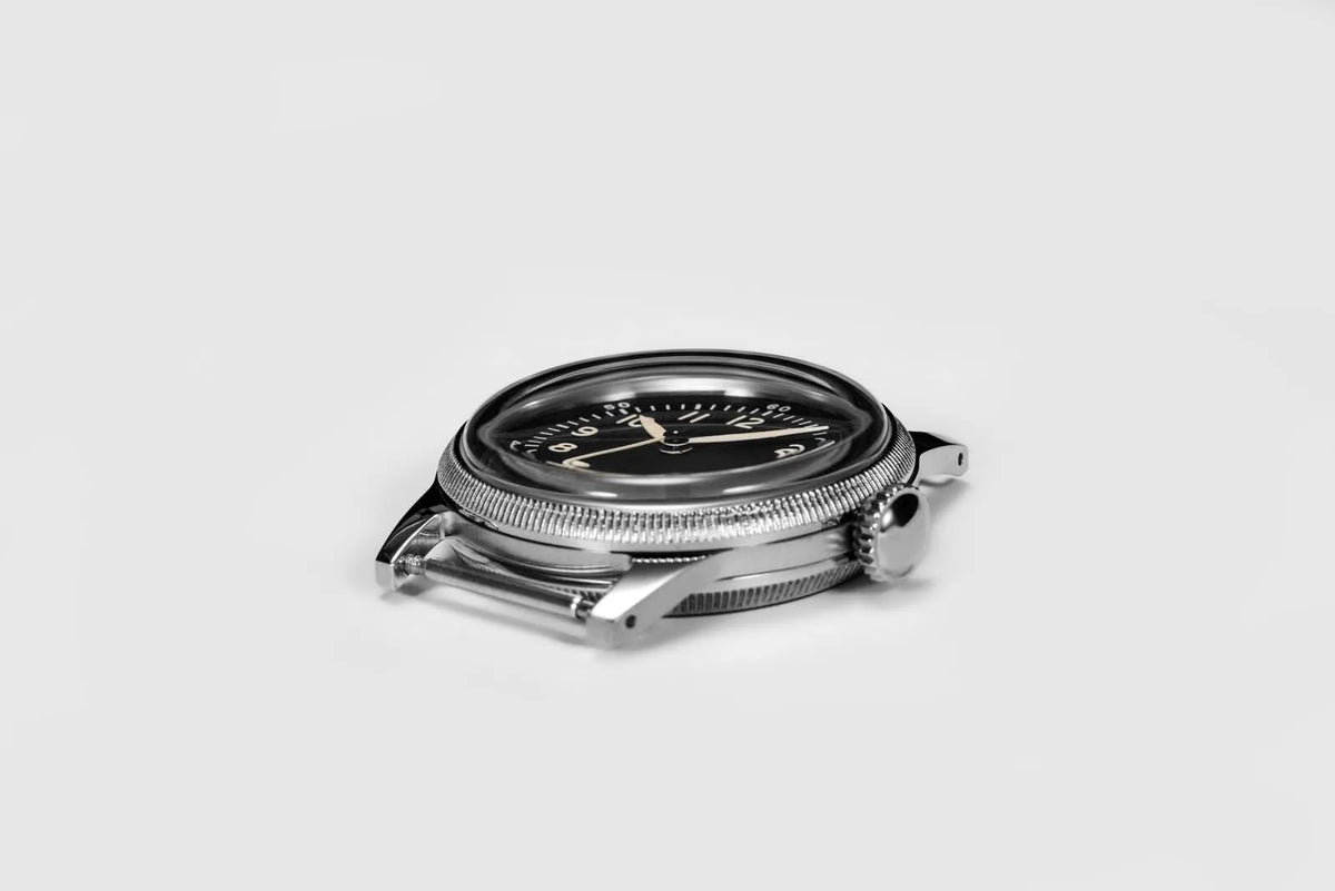 RDUNAE RA05 Vintage Military Watch 2035 Movement Quartz K1 Mineral Glass Crystal Stainless Steel Luminous Waterproof Men Watches