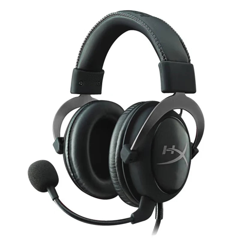 HyperX Cloud II Wired Gaming Headset with 7.1 Surround Sound, Hi-Fi Gaming Headphones, Detachable Noise-Cancelling Microphone, USB Sound Card for PC, PS4 & Xbox