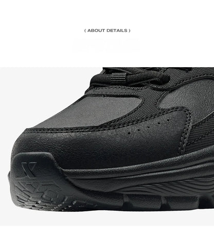 Xtep Men's Casual Shoes 2025 Winter Street Style Cushion Lightweight Wear-Resistant Breathable Walking Sneakers 875419320005
