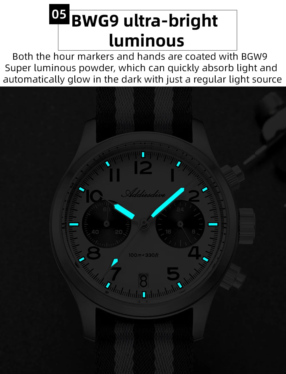 Uhr für Männer aus Edelstahl, 316L Edelstahl Gehäuse Form: Rund