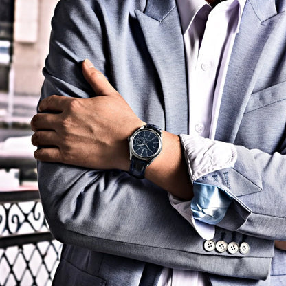 PAGANI Design PD1689 Men Quartz Watch Japan VH65 Movt Sapphire Glass Leather Strap 20Bar Waterproof Men Wristwatch Reloj Hombre