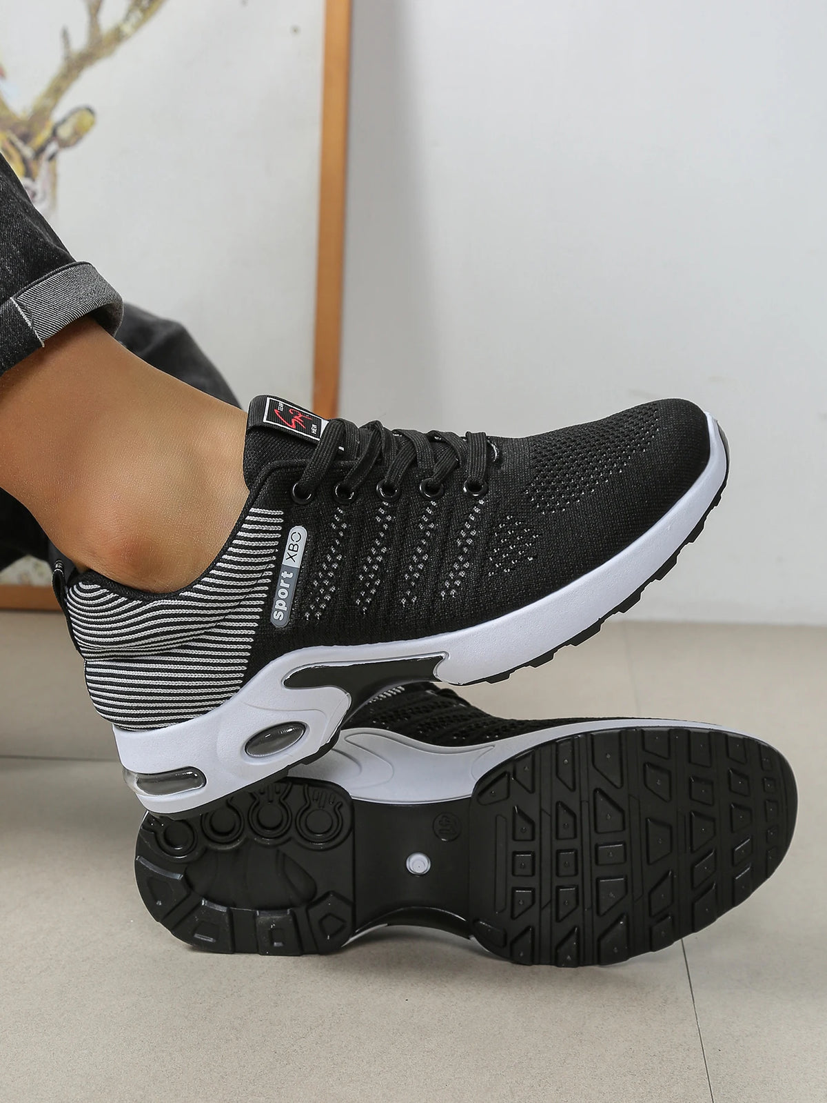 Men's shoes Fashion Super Breathable Lace-Up Running Shoes - Non-slip, durable and pillow comfort - Men's Fashion Sneakers