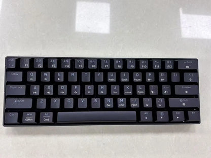 RGB Backlit 61 Keys Mechanical Keyboard Tri-Mode BT Wireless Waterproof Dustproof Portable Gaming Keyboard for Esports Gamer
