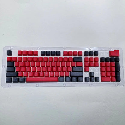 Good Pbt Oem Keycaps 61/87/104keys Custom RGB Player Backlit Double Shot Keycaps Gaming Accessories Ergonomic Teclado Pink/Black