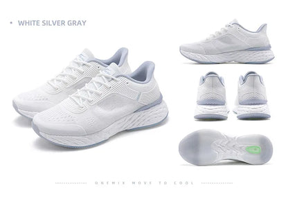 ONEMIX YUE SHUANG Running Shoes for Men Air Cushion Athletic Couple Trainers Sport Runner Shoes Outdoor Women Walking Sneakers