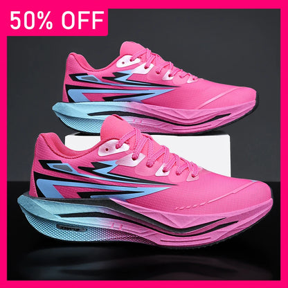 Unisex Sports Shoes Fashionable Lace Up Running Shock-absorbing Anti Slip Rebound Training Shoes 2026 New Outdoor Fitness Shoes