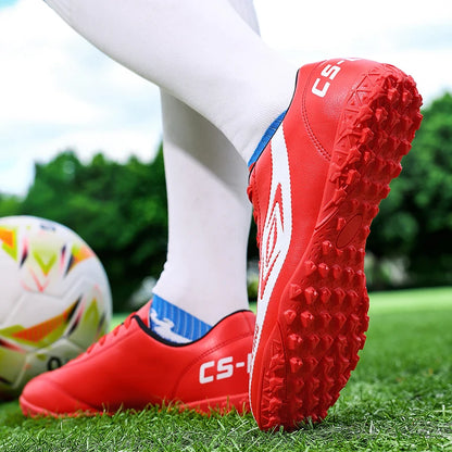 New Men Football Boots Grass Cleats Soccer Shoes Match Adult Indoor Ultralight Non-Slip Boys Futsal Sport Turf Comfortable