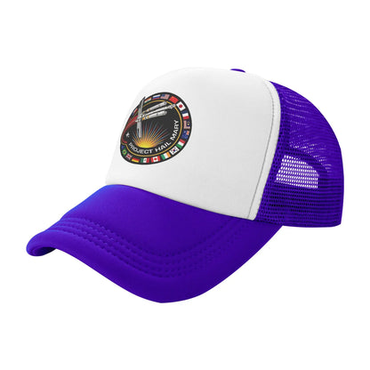 Project Hail Mary Mission Patch Mesh Baseball Cap Adult Hip-Hop Trucker Worker Cap  Adjustable Fishing Hat Washable Trucker Hat