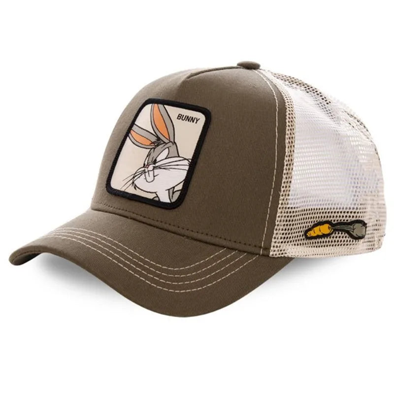 Hot Sale Unisex Anime Cartoon Cap High Quality Patch Draw Baseball Cap Men Trucker Hat