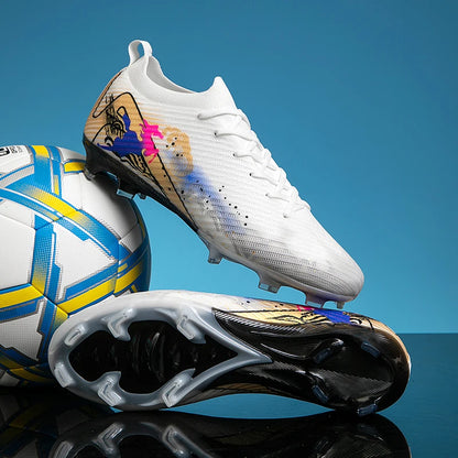 New Men Soccer Shoes Grass Ultralight Sport Comfortable Adult Non-Slip Football Boots Outdoor Cleats Sport Futsal Training Match