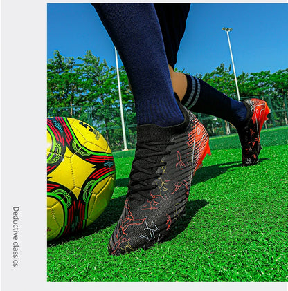 New Men's Football Boots Sneakers FG Soccer Shoes Training Wholesale Top Quality Cleats Non-Slip Drop Shipping Unisex Adult