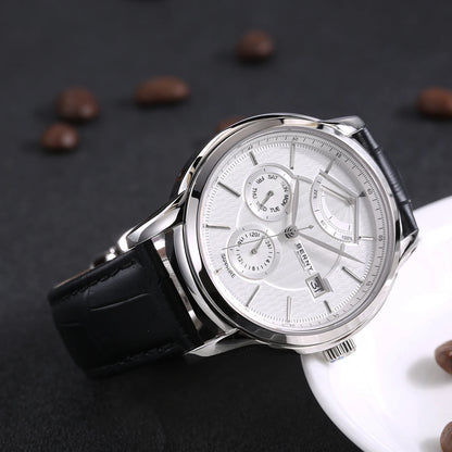 BERNY Luxury Automatic Mechanical Watch for Men Calendar Sapphire MIYOTA 9110 Dress Business Wristwatch High-end Men's Watches