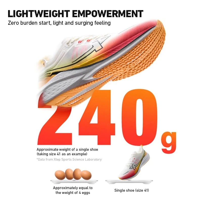 Xtep Five Speed 2.0 running shoes for men, autumn comfortable sports shoes, jogging cushioning sneakers 876319110001