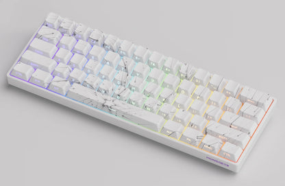 Akko MonsGeek FUN60 Mechanische Tastatur mit Magnetschaltern, 60 % Gaming-Tastatur, Rapid Trigger 0.01mm, 8K ARGB, HE/TMR Custom-Tastatur