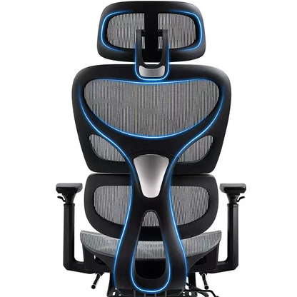 New E07 Pro Ergonomic Chair Sedentary Comfort Office Chair Home Study Gaming Chair Backrest Adjustable Seat with Footrest