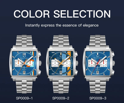 Relojes Hombre Specht & Söhne New Hot Watches Men Luxury Brand Male Japan VK64 Chronograph Trendy Sport Wristatch Waterproof