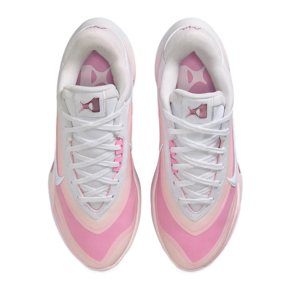 Nike AOne: Simple, Comfortable, Versatile, Breathable, and Grippy Basketball Shoes (Unisex) in Pink and White FZ8606-101