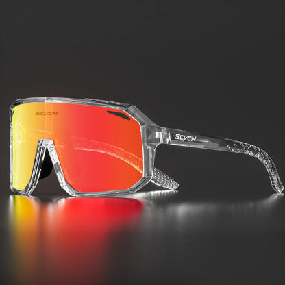 SCVCN New Outdoor Cycling Glasses Bike Sunglasses Men UV400 Eyewear Sports MTB Goggles Bicycle Women Riding Hiking Sunglasses