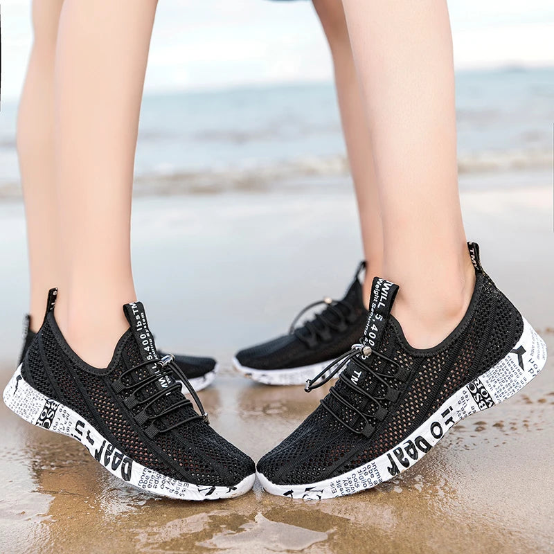 Men Women Aqua Shoes Wading Water Upstream Outdoor Sports Beach Sneakers Canyoning Camping Amphibious River Tracing Creek