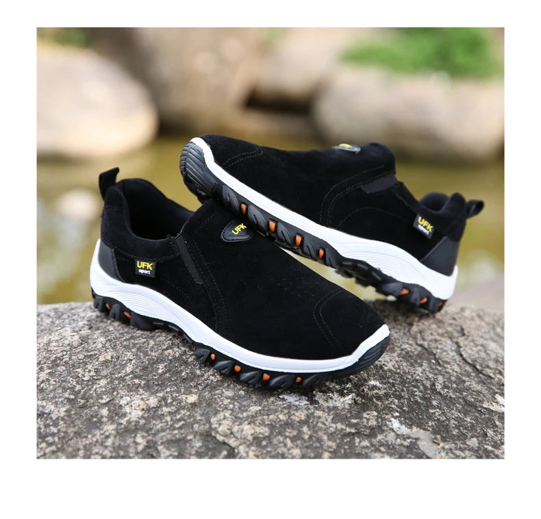 New Outdoor Hiking Camping Light Running Jogging Casual Sports Men's Shoes Non-slip Loafers Hiking Shoes Large Size 38-50