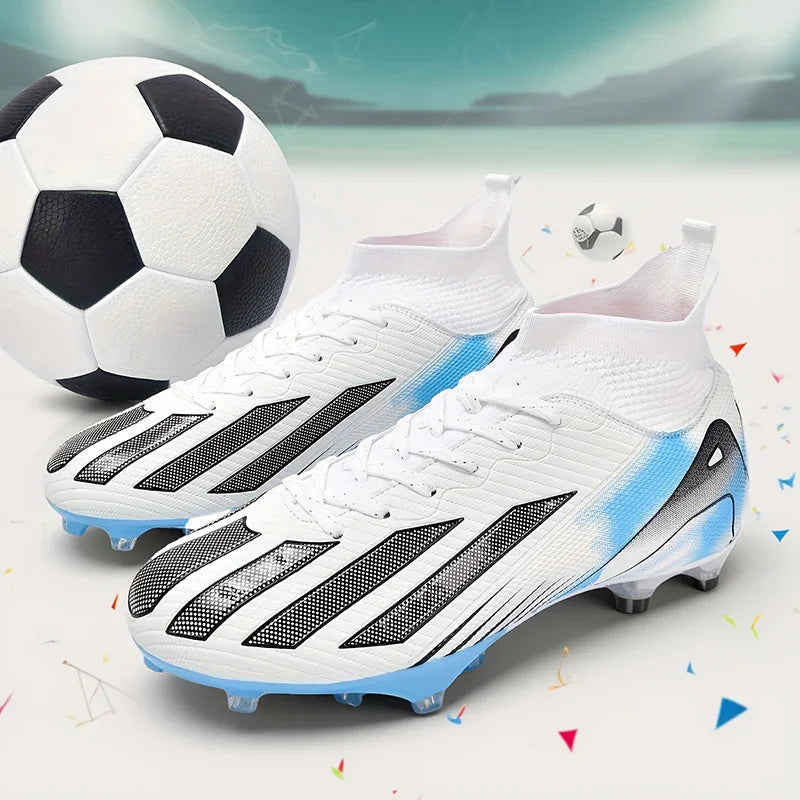 New Men Soccer Shoes Adult Non-Slip Football Boots Cleats Boys Ultralight Sport Sport Outdoor Comfortable Training Match Grass
