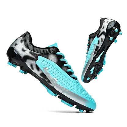 Breathable football shoes for men, FG/AG long nail artificial turf anti slip sports shoes, a must-have for fans