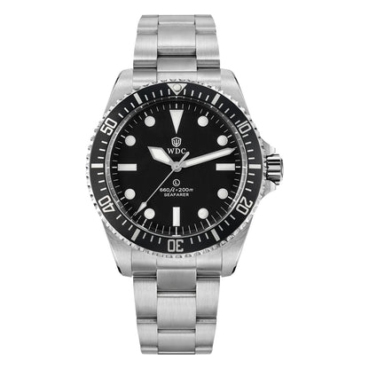 Watchdives WD5513Q Watch VH31 Sweep Second Movement Stainless Steel Sapphire Crystal Business Wristwatch Vintage Watches