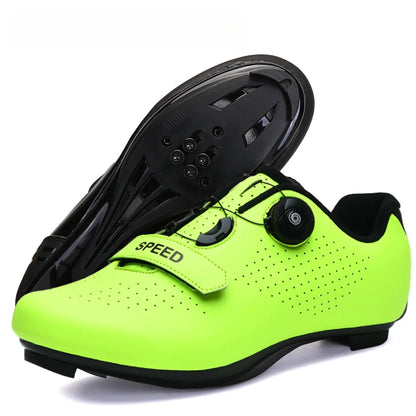Professional New Sneakers Men Ultralight Double Buckles Cycling Shoes MTB Luminous Road Bike Shoes