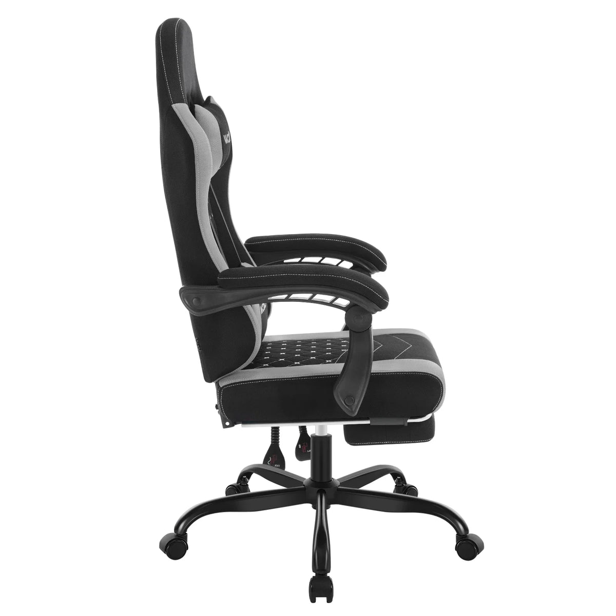 Cadeira de computador giratória WOLTU com função de massagem, cadeira de escritório ergonómica com almofada e apoio para os pés, cadeira gaming ajustável em altura