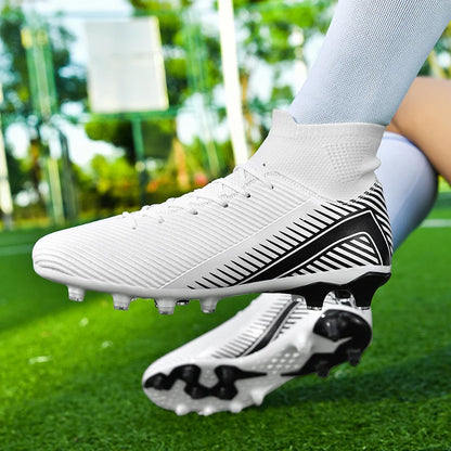New Men Professional Soccer Shoes Non-slip Football Boots Unisex Breathable Futsal Sports New Cleats Drop Shipping Ultralight