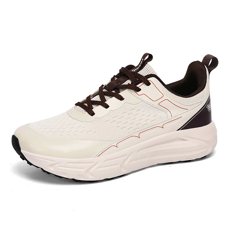 Wide Box Toe Sneakers Platform Soles Fashion Casual Sports Shoes Men Running Walking